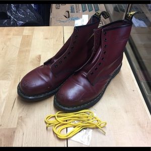 Dr. Martens 1460 Smooth Cherry Red 8-Eye Boot